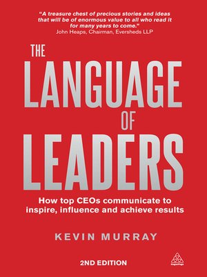 cover image of The Language of Leaders